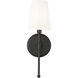 Adorra Indoor Wall Sconce Wall Light in Matte Black
