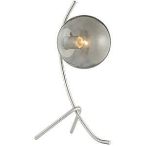 Lancy 18 inch 25.00 watt Brushed Nickel Table Lamp Portable Light