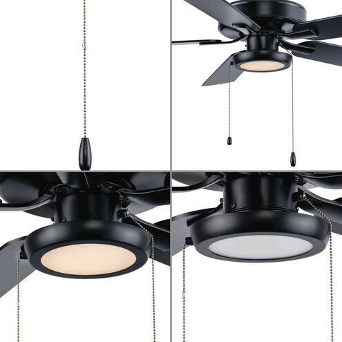 Air Pro Edgelit LED LED Matte Black Fan Light Kit