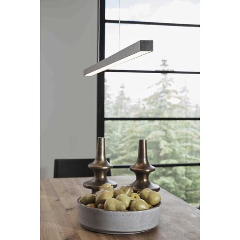 Planck LED LED 47 inch Brushed Nickel Pendant Ceiling Light, Progress LED