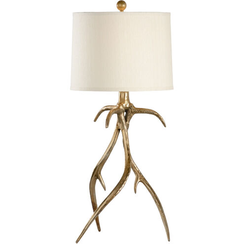 Biltmore 35 inch 100 watt Antique Brass Table Lamp Portable Light
