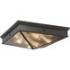 Cairo 4 Light 18.63 inch Urban Bronze Flush Mount Ceiling Light