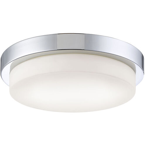 Salba LED 13 inch Chrome Flush Mount Ceiling Light, Large