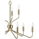 Genista 9 Light 28 inch Brass Chandelier Ceiling Light