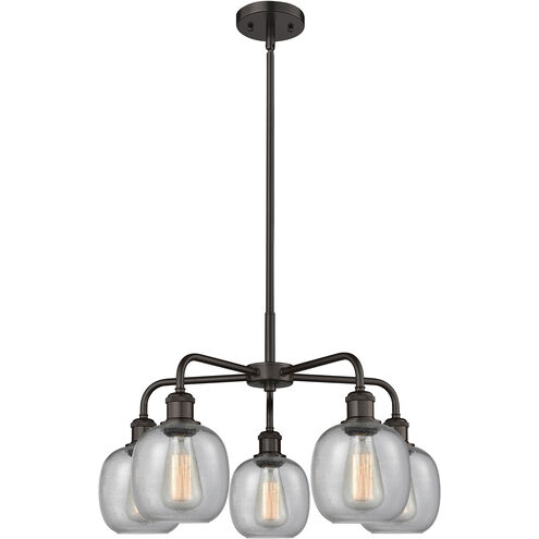 Belfast 5 Light 24 inch Oil Rubbed Bronze Chandelier Ceiling Light in Seedy