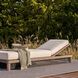 Emoto Pearl and Aged Bronze and Willow Outdoor Chaise