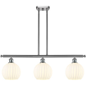 Ballston White Venetian 3 Light 36.00 inch Island Light