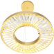 Bjoux LED 24 inch Brass Down Chandelier Ceiling Light