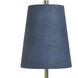 Dann Foley 29.5 inch 60 watt Blue Shagreen Table Lamp Portable Light