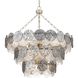 Yep Cascada Pendant Ceiling Light in Smoke Plated Glass, 3 Tier