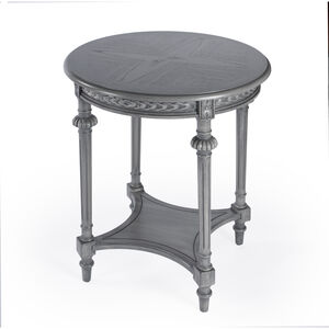 Hellinger Round Lamp Table in Gray
