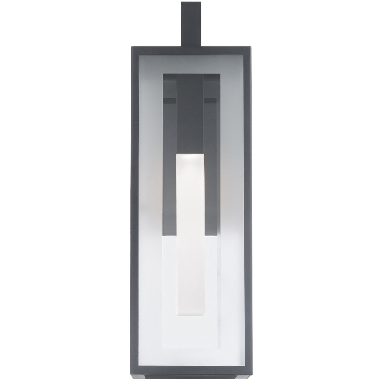 Cambridge 1 Light 18 inch Black Outdoor Wall Light in 18in.