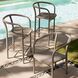 Feller 41 inch Fossil and Gray Outdoor Bar Stool