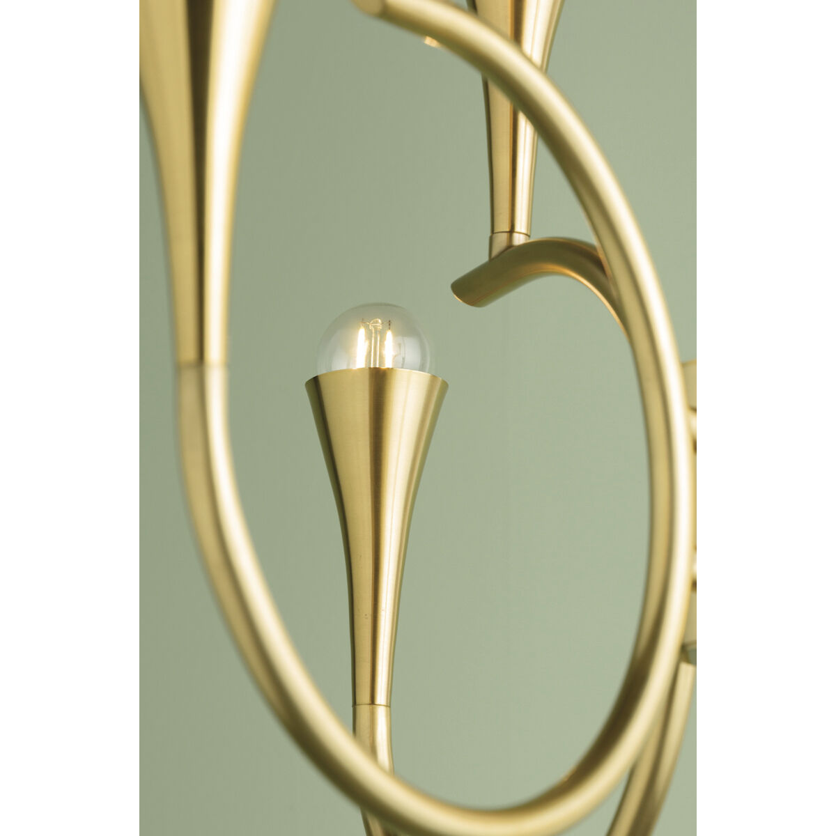 Aviana 6 Light 27 inch Aged Brass Chandelier Ceiling Light