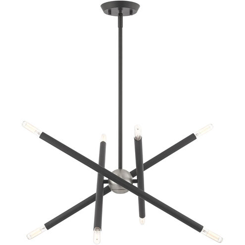 Soho 8 Light 20 inch Scandinavian Gray Chandelier Ceiling Light