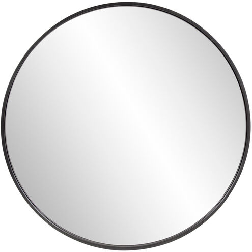 Copenhagen 30 X 30 inch Brushed Black Wall Mirror