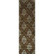 Scarborough 96 X 30 inch Dark Brown, Medium Gray, Camel, Rust Rug