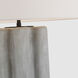 Kelly Wearstler Vellig 28 inch 15.00 watt Oyster Stained Concrete Table Lamp Portable Light, Medium