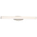 Mini Loft LED 24 inch Brushed Nickel Bath Vanity & Wall Light in 24in.