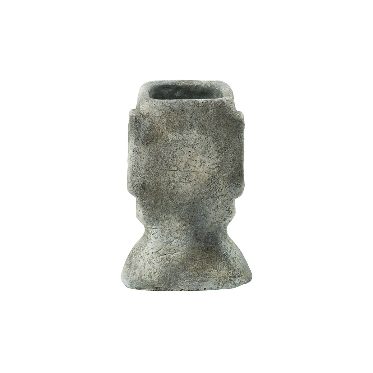Easter Island Gray Outdoor Planter