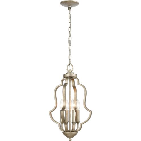 Lanesboro 4 Light 12 inch Dusted Silver Pendant Ceiling Light
