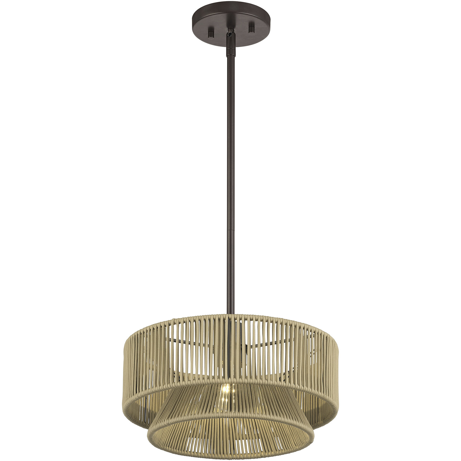 Florell 1 Light 13 inch English Bronze Pendant Ceiling Light