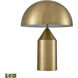 Pilleri 21.5 inch 3.00 watt Brass Desk Lamp Portable Light