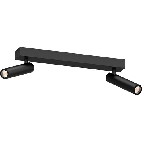 Haim LED 11 inch Textured Black Flush-Mount Ceiling Light