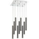 Forest LED 14 inch Chrome Chandelier Ceiling Light