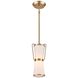 Layla LED 4.9 inch Brushed Brass Pendant Ceiling Light