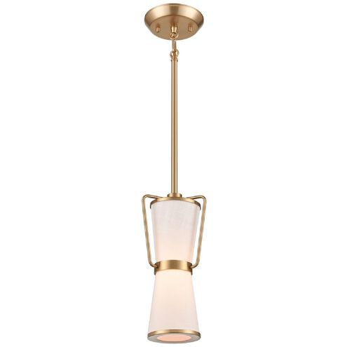 Layla LED 4.9 inch Brushed Brass Pendant Ceiling Light