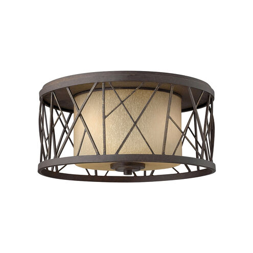 Nest 2 Light 16.5 inch Oil Rubbed Bronze Flush Mount Ceiling Light
