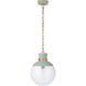 Visual Comfort Julie Neill Lucia 1 Light 14 inch Celadon and Gild Pendant Ceiling Light, Medium JN5051CEL/G-CG - Open Box