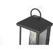 Neil 1 Light 12 inch Black Outdoor Wall Sconce