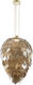 MA Series Stainless Steel Leaf Pendant Ceiling Light, Steel Gold Metal