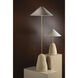 Maia 25 inch 60.00 watt Aged Brass/Ceramic Textured Beige Table Lamp Portable Light