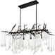 Anita 10 Light 26 inch Black Down Chandelier Ceiling Light