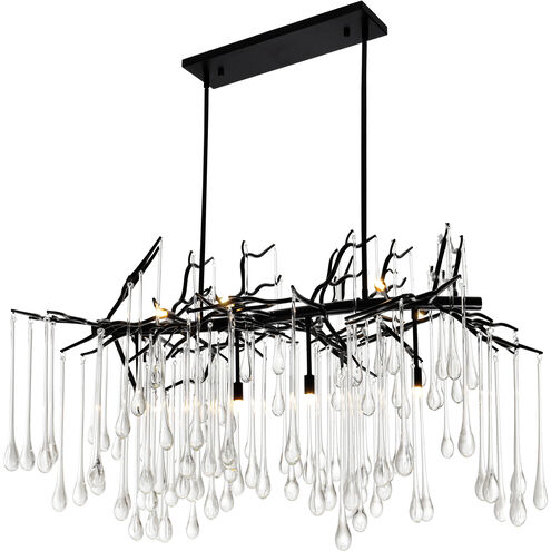 Anita 10 Light 26 inch Black Down Chandelier Ceiling Light
