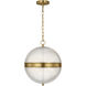 Alexa Hampton Lucinda 3 Light 15 inch Burnished Brass Pendant Ceiling Light