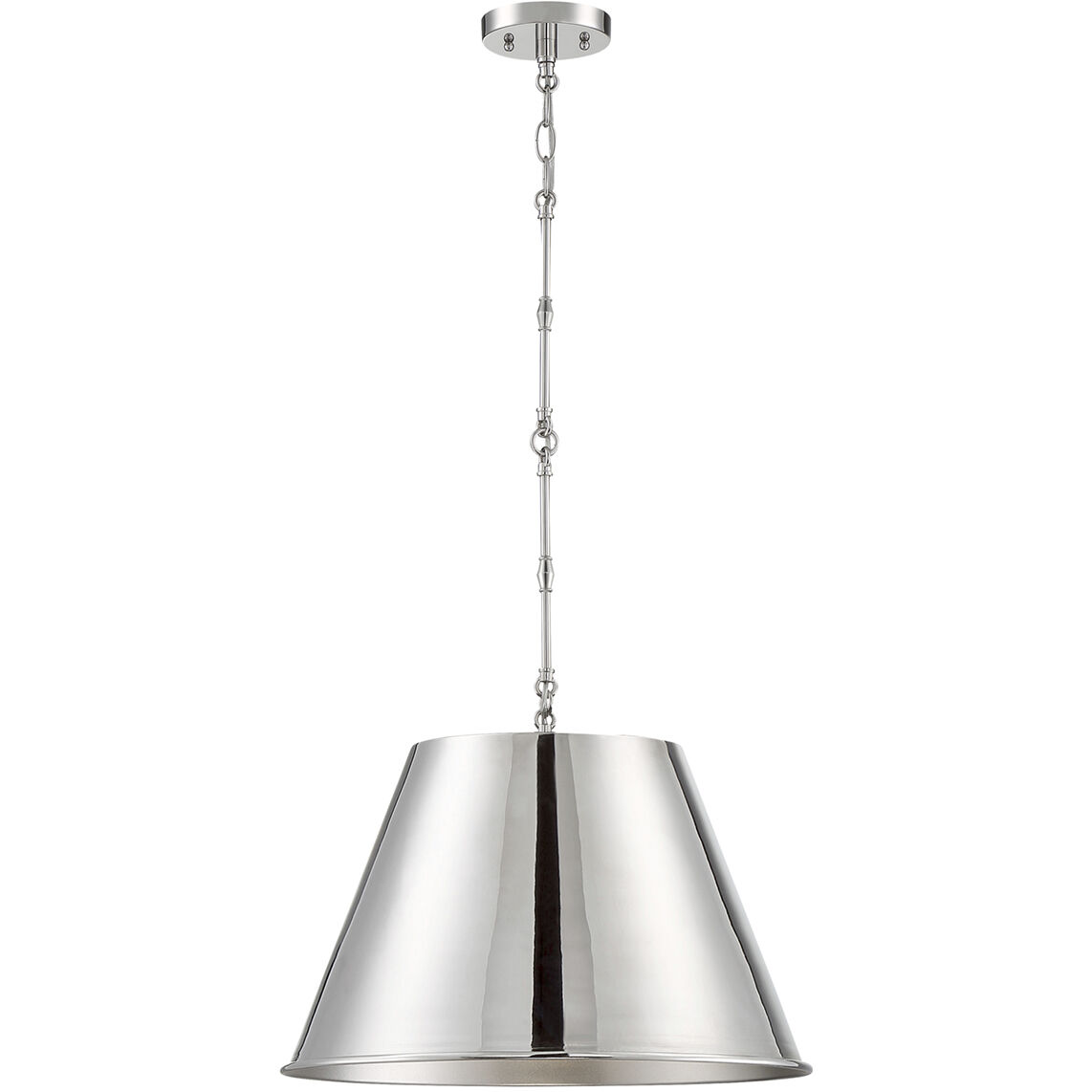 Alden 1 Light 18.25 inch Polished Nickel Pendant Ceiling Light, Essentials