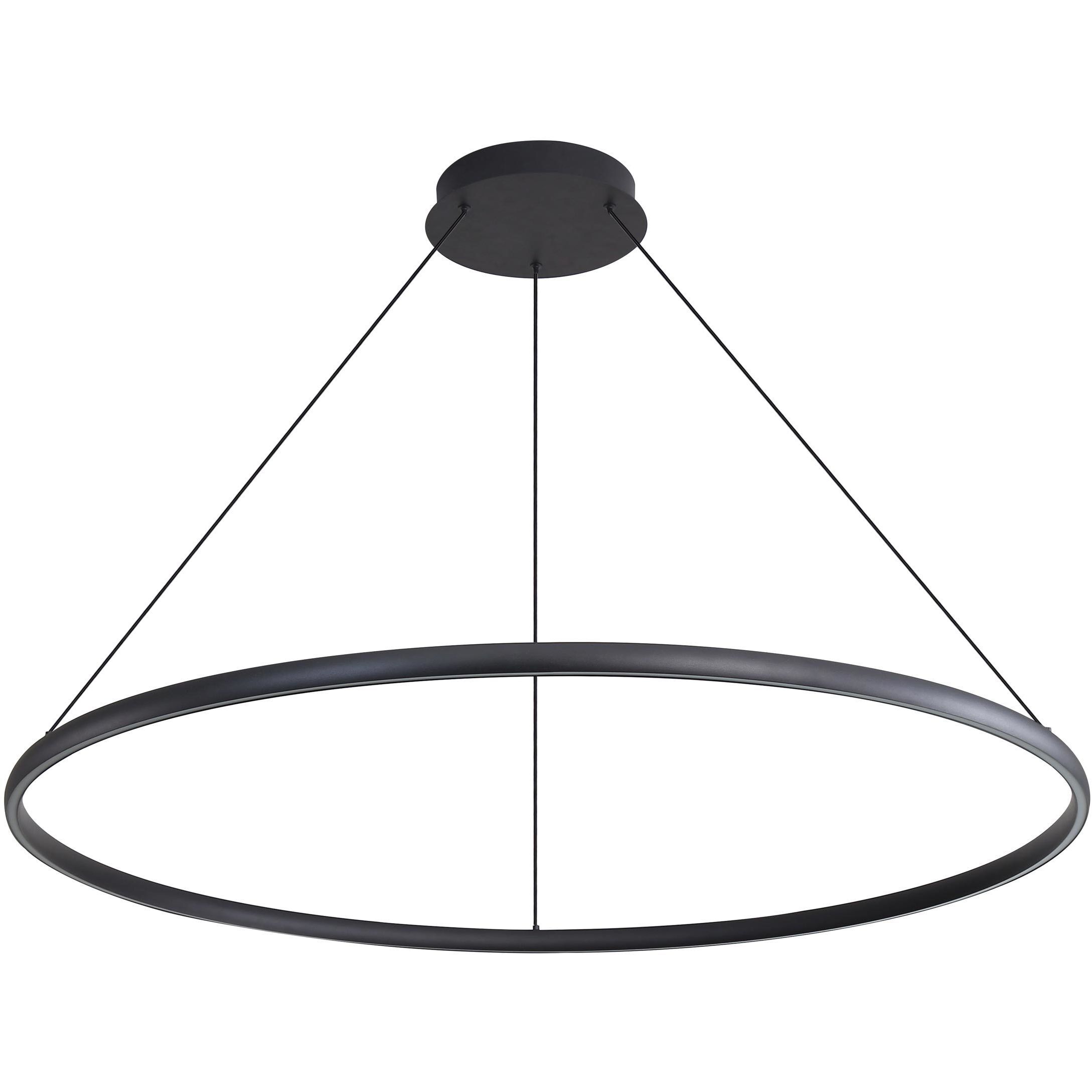 Veritas LED 70.88 inch Sand Black Chandelier Ceiling Light