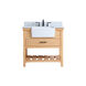 Clement 36 X 22 X 34 inch Natural Wood Bathroom Vanity Cabinet