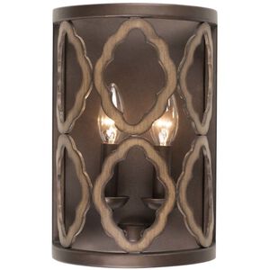 Whittaker 2 Light 8 inch Brownstone Wall Sconce Wall Light