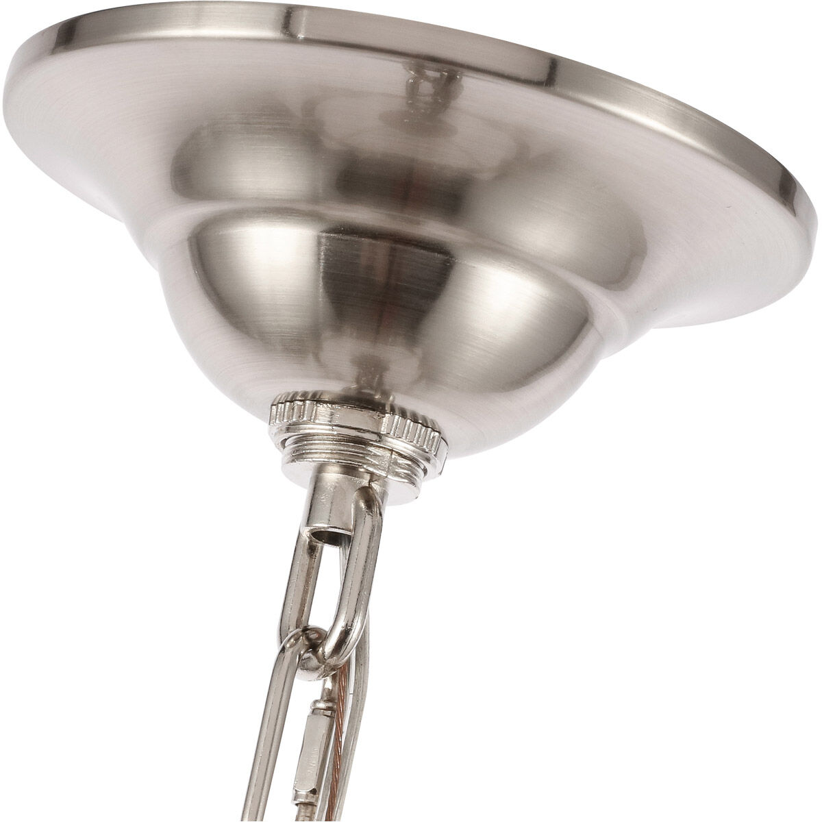 Jeannette 6 Light 36 inch Burnished Nickel Chandelier Ceiling Light