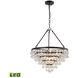 Ramira LED 19 inch Oil Rubbed Bronze Chandelier Ceiling Light
