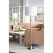 Arthur 65 inch 100.00 watt Modern Brass Floor Lamp Portable Light