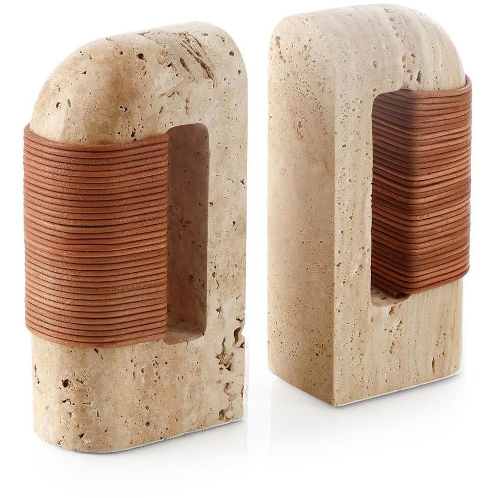 Tibur 8 X 2.5 inch Bookends, Set of 2