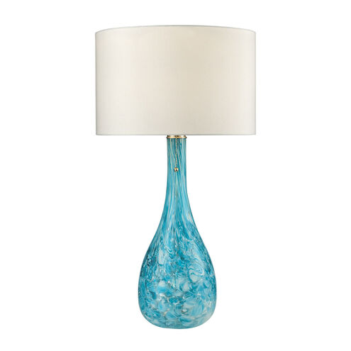 Sapphire 29 inch 100 watt Seafoam Green Table Lamp Portable Light in Incandescent, 3-Way