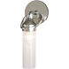 Bow 1 Light 5.8 inch Sterling Bath Sconce Wall Light