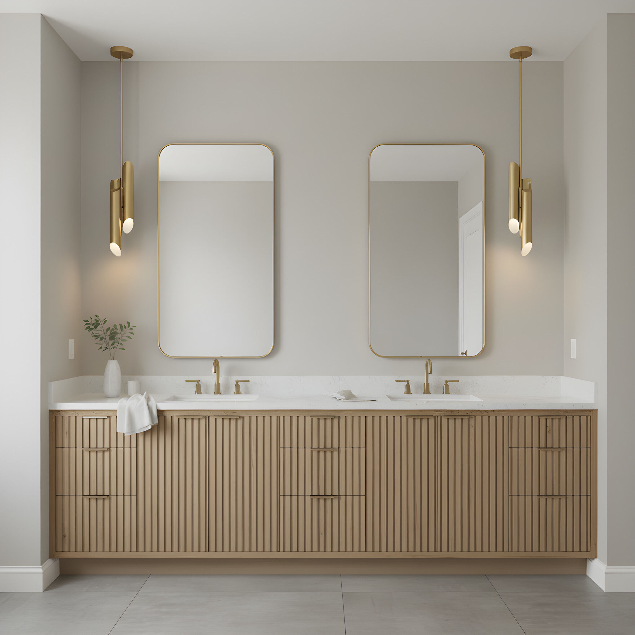 Manelis LED 5.5 inch Brushed Gold Mini Pendant Ceiling Light